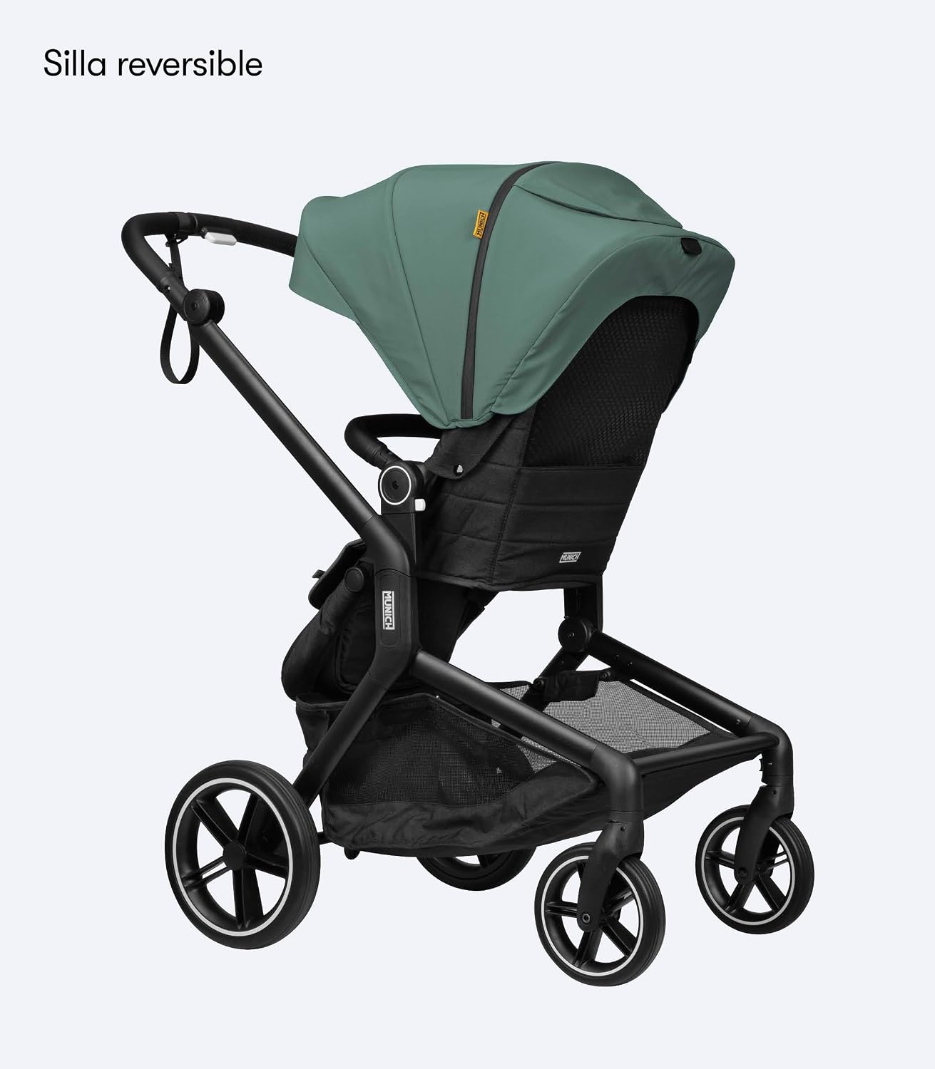 MUNICH Mun5, Cochecito de Bebé 2 en 1, Sistema de viaje, Silla De Paseo y Capazo, Carro Bebe, Fácil plegado, desde el nacimie