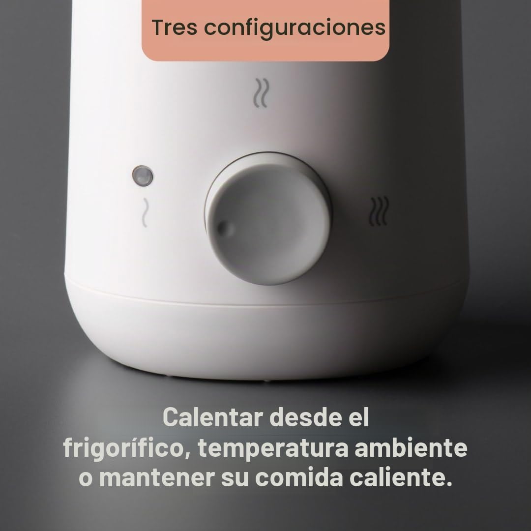 Tommee Tippee 3-in-1 Advanced Electric Bottle and Food Pouch Warmer, Warms Feeds Fast, White - detalle del producto