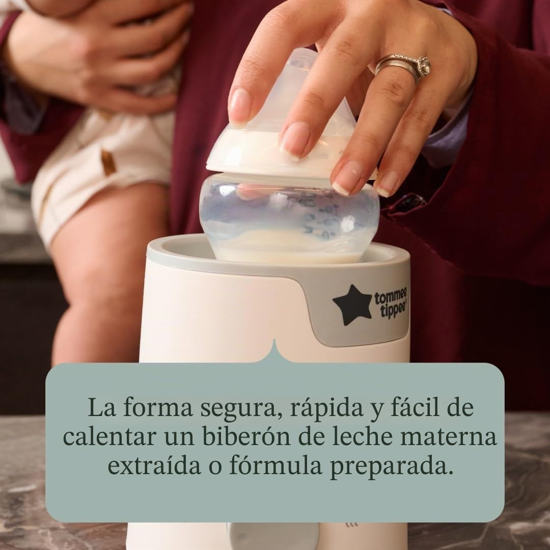 Tommee Tippee 3-in-1 Advanced Electric Bottle and Food Pouch Warmer, Warms Feeds Fast, White - imagen 6