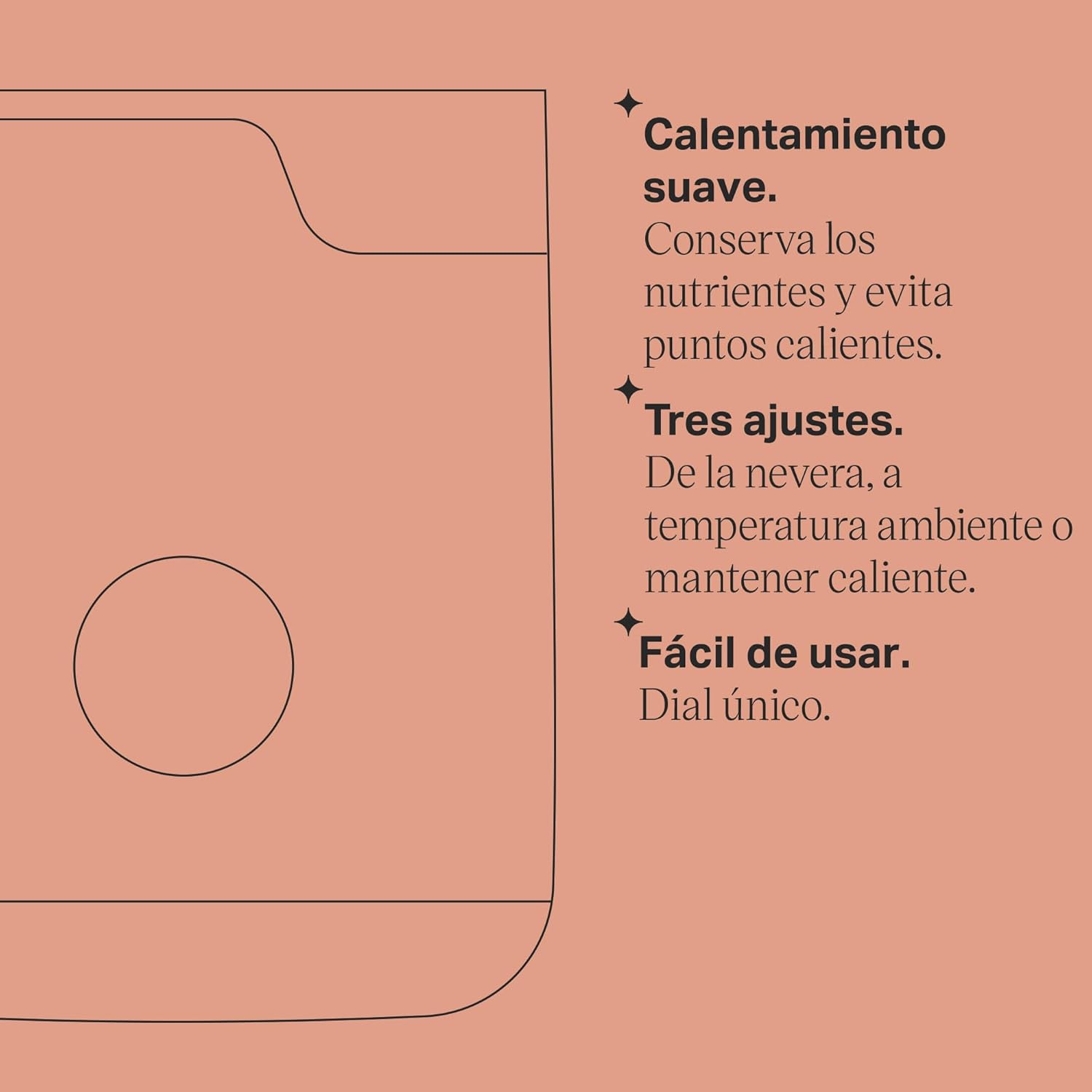 Tommee Tippee calentador eléctrico de biberones y comida, calienta la comida en minutos, temporizador automático, funciona co
