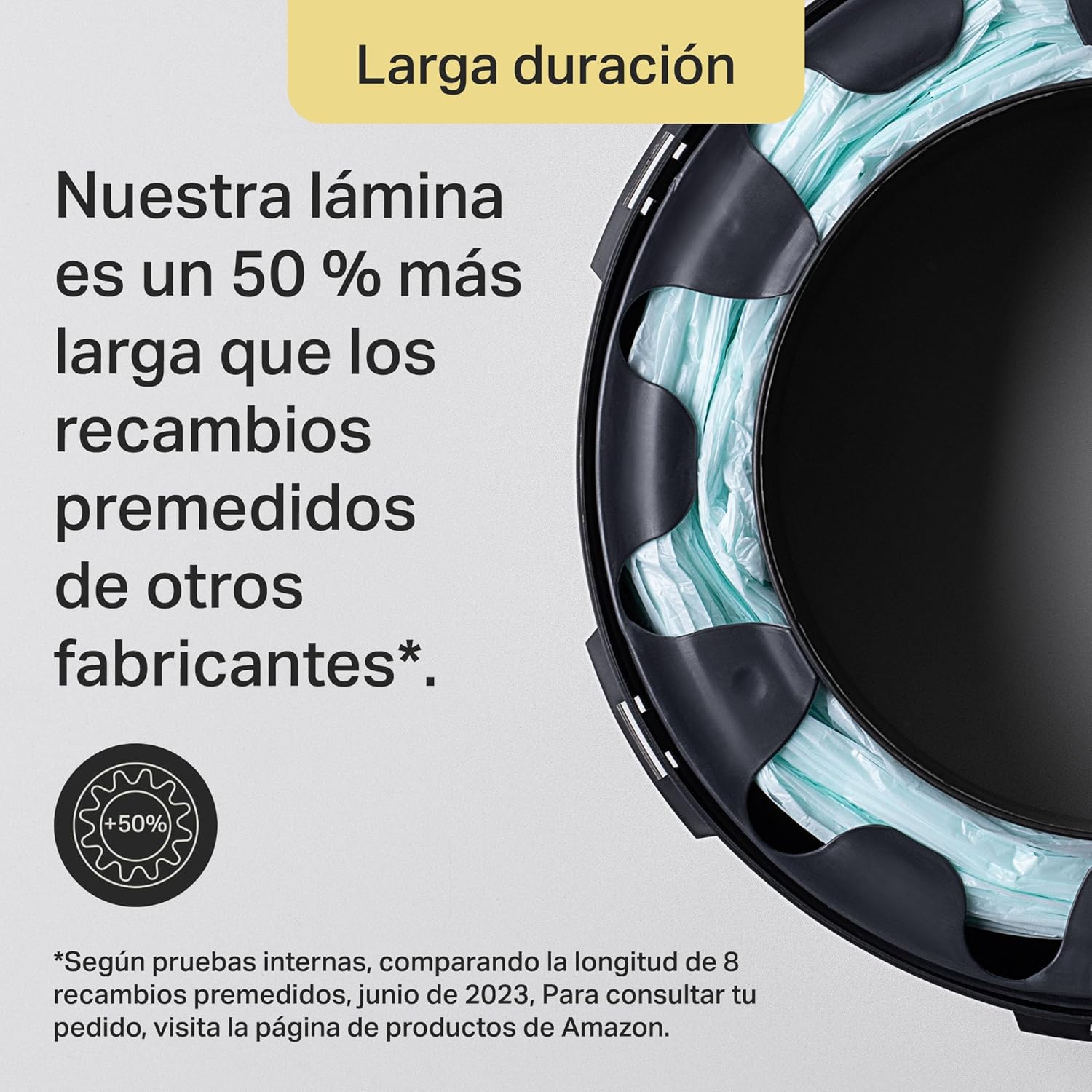 Tommee Tippee Cartuchos de recambio para contenedor de pañales Twist & Click, Pack exclusivo de 8 cartuchos de 10,5 m para re