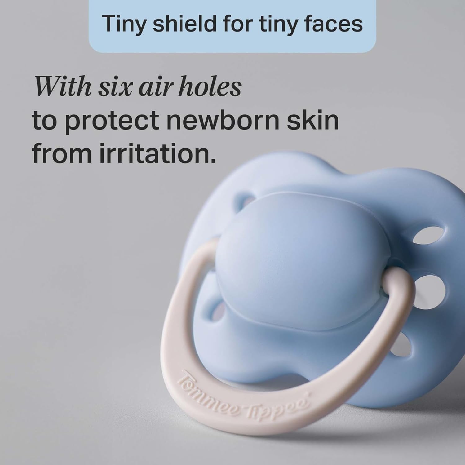 Tommee Tippee Chupete Recién Nacido, 0-2 meses, Pack de 4, Tetina ortodóntica, Orificios adicionales, Tamaño pequeño, Silicon