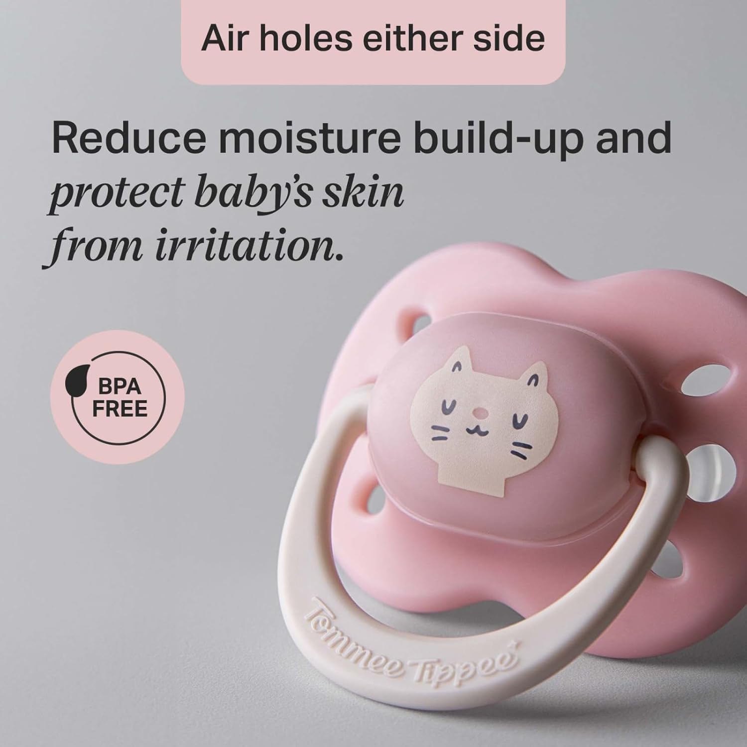 Tommee Tippee Chupete Ultimate Fit, 0-6 meses, Pack de 4, Tetina ortodóntica para bebés, Tetina simétrica, Silicona 100% sin