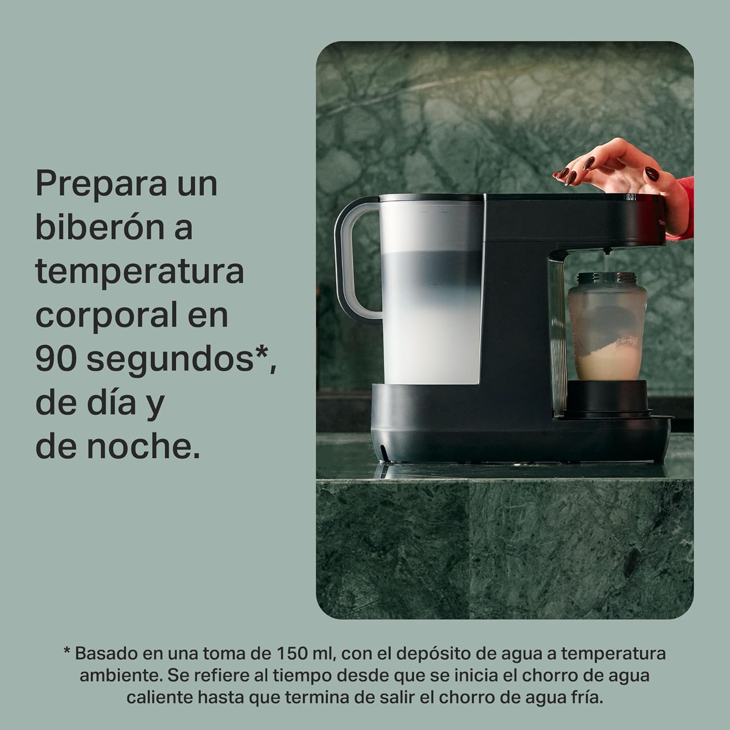 Tommee Tippee Perfect Prep, Preparador de Biberones, para un Biberón a Temperatura Corporal en 90 Segundos*, de Día y de Noch