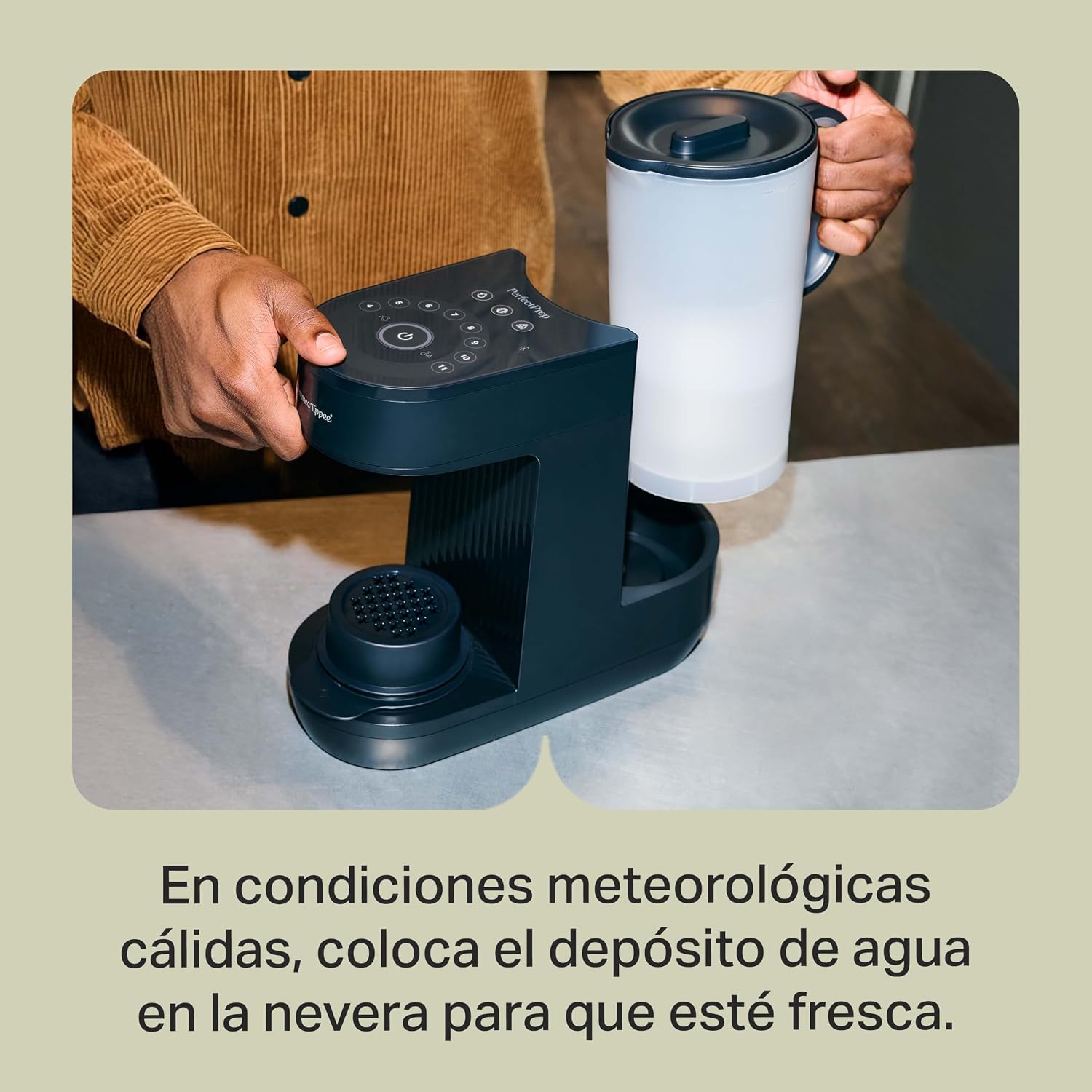 Tommee Tippee Perfect Prep, Preparador de Biberones, para un Biberón a Temperatura Corporal en 90 Segundos*, de Día y de Noch