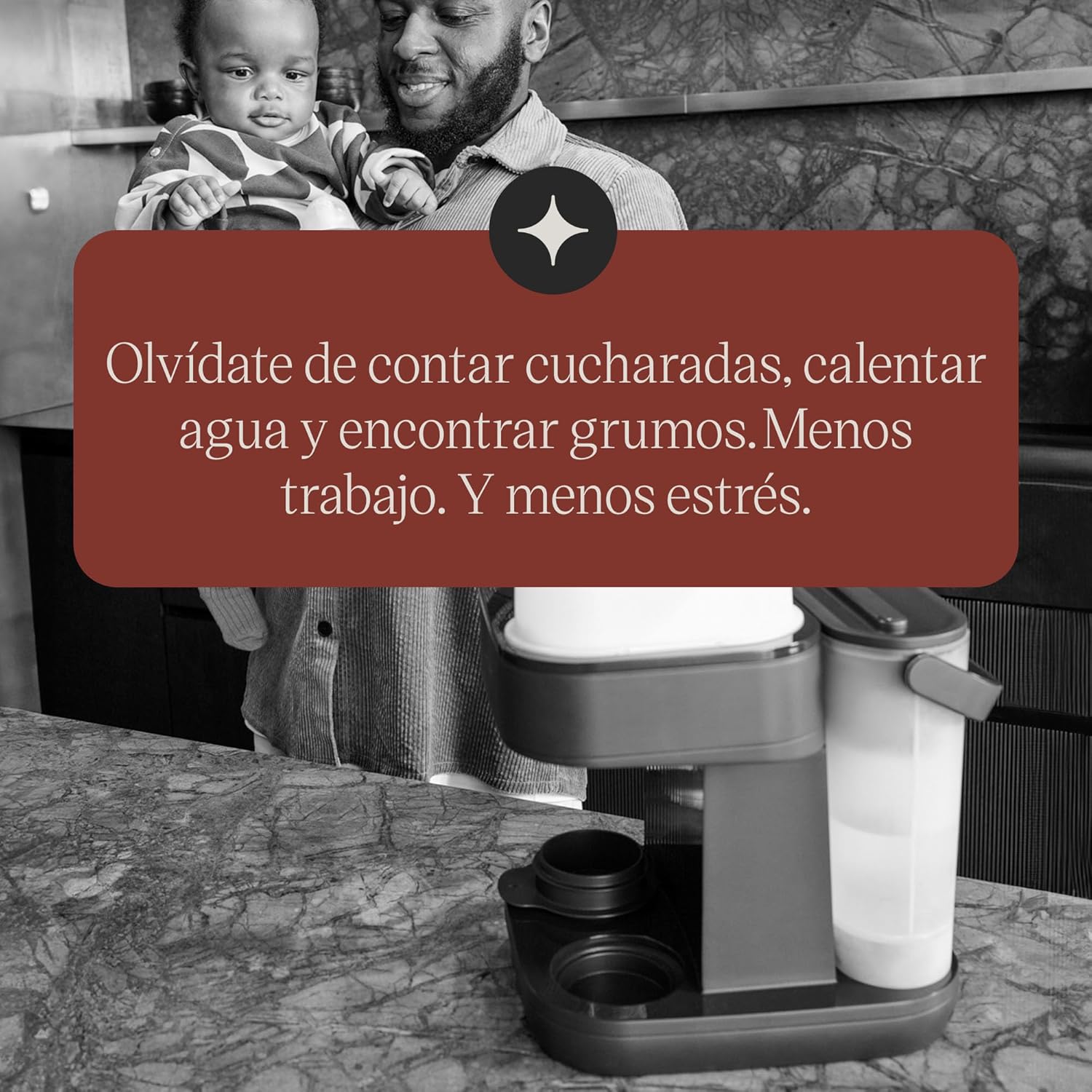 Tommee Tippee Preparador de Biberones Perfect Prep Pro con dispensador de leche en polvo, filtro de agua antibacteriano y asi