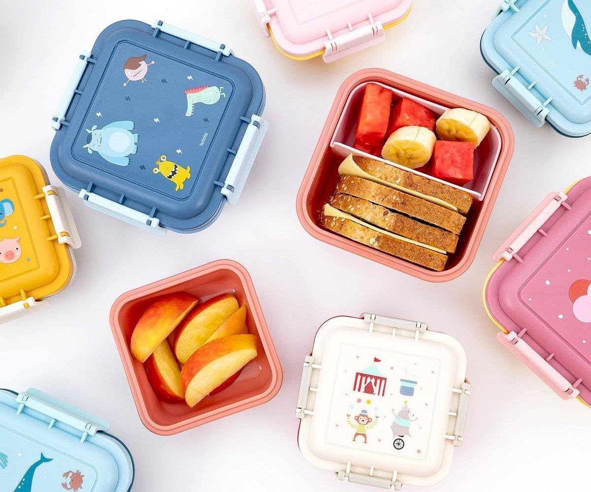 Tutete Fiambrera Infantil | Fiambrera escolar hermética | Apta para microondas y lavavajillas | Ideal para colegio, parque y